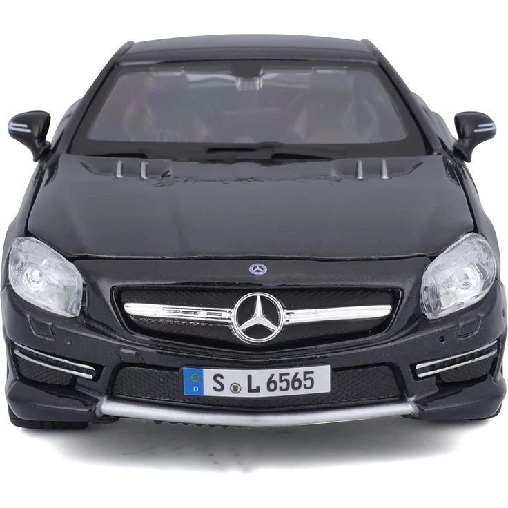 Bauer Spielwaren 18-21066 Mercedes-Benz SL65 AMG Hardtop Modellauto im Maßstab 1:24, Matt Weiß – Bild 2