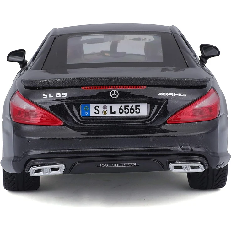 Bauer Spielwaren 18-21066 Mercedes-Benz SL65 AMG Hardtop Modellauto im Maßstab 1:24, Matt Weiß – Bild 3