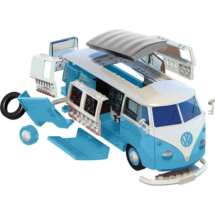 QUICKBUILD VW Camper Bully, blau – Bild 3