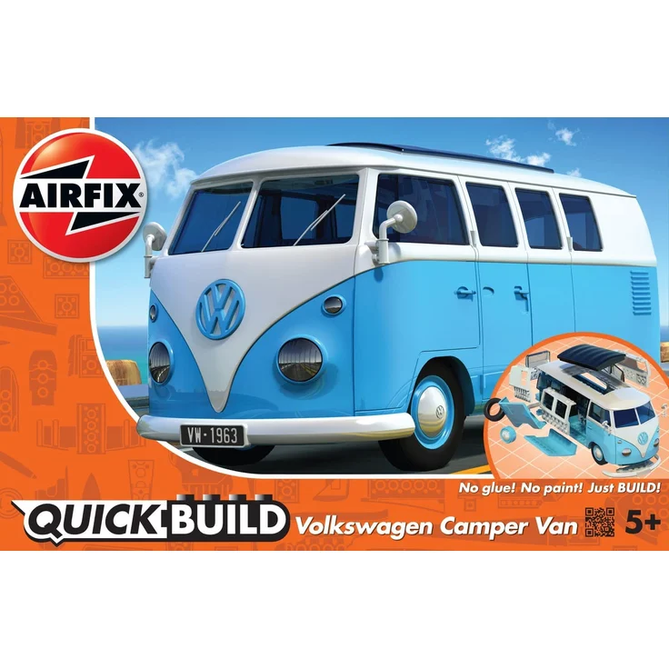 QUICKBUILD VW Camper Bully, blau – Bild 4