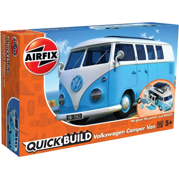 QUICKBUILD VW Camper Bully, blau – Bild 1