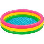 INTEX Sunset Glow Swimming Pool Babypool Planschbecken Regenbogen 114 x 25 cm