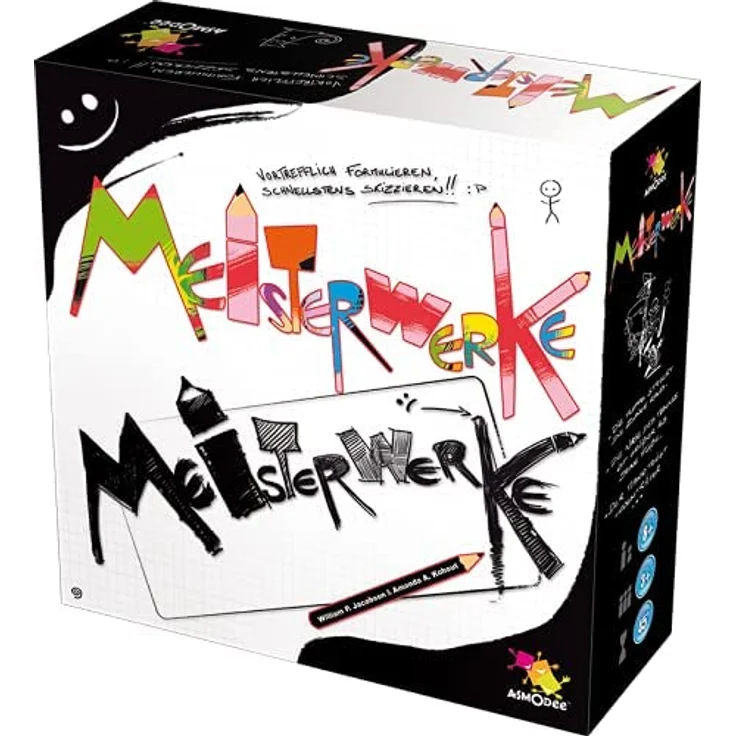 Asmodee Meisterwerke, Partyspiel, Zeichenspiel, Deutsch – Bild 8