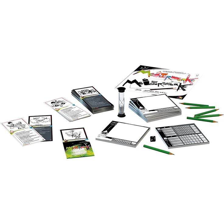 Asmodee Meisterwerke, Partyspiel, Zeichenspiel, Deutsch – Bild 5