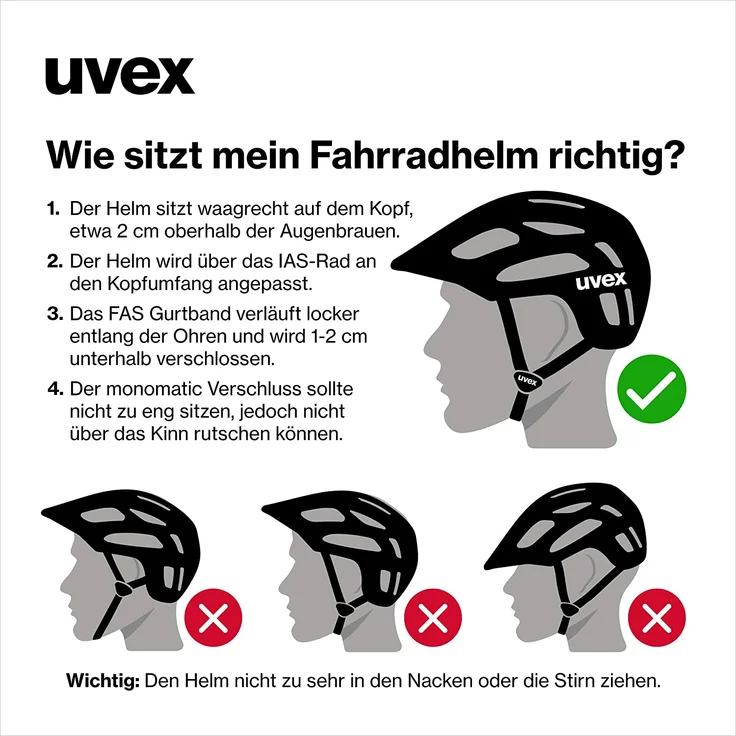 Uvex Air Wing cobalt - white 52-57 cm – Bild 5