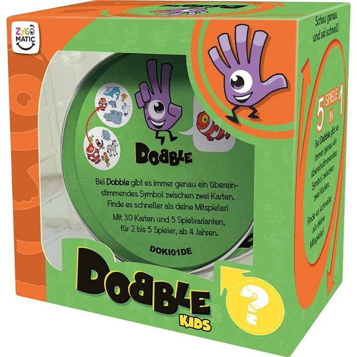 Asmodee Dobble Kids, Familienspiel, Reaktionsspiel, Deutsch – Bild 3