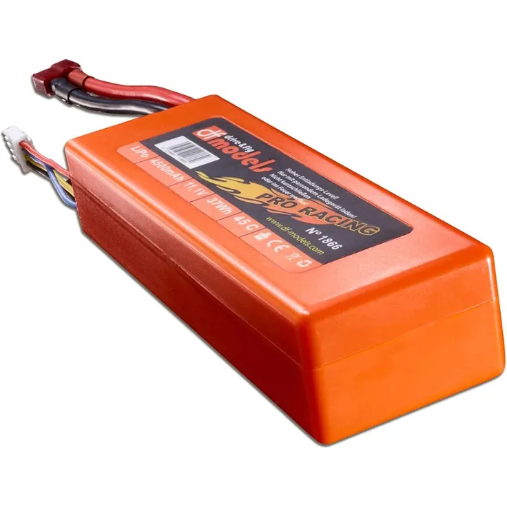 DF Lipo Akku | 3S | 11,1V | 4500mAh | 45C | Hardcase mit T Plug