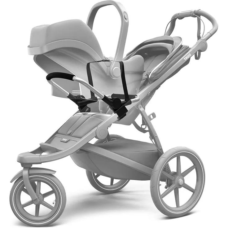 Thule Unisex – Babys Urban Glide 1 Adapter Autositz, Silber, 1