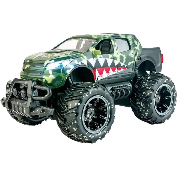 NincoRacers Ranger Monster Truck mit Lichtern 2,4 GHz schwarz Maße: 30 x 19 x 16 cm, grün NH93120