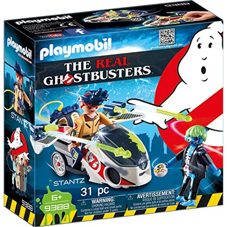 PLAYMOBIL Ghostbusters 9388 Stantz mit Flybike, Ab 6 Jahren