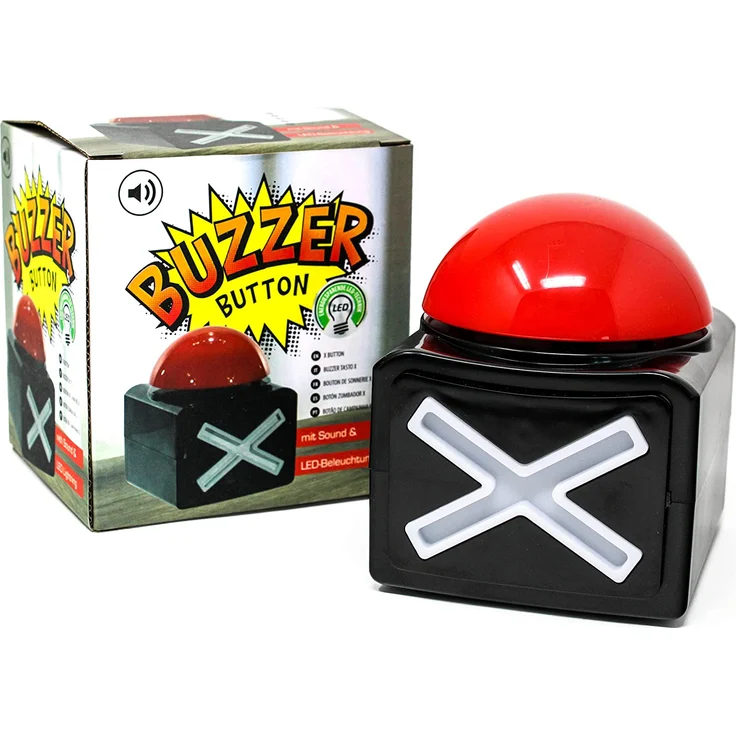 Buzzer Button mit LED & Sound – Bild 1