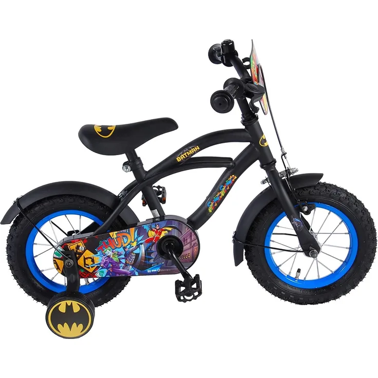 Batman 12 Zoll 23 cm Jungen Rücktrittbremse Schwarz