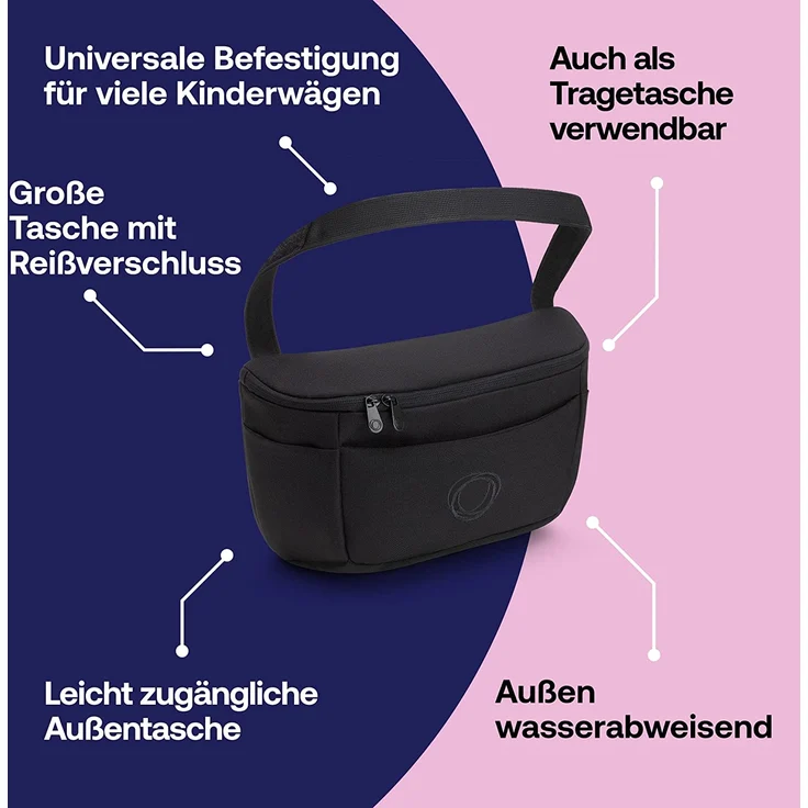 Bugaboo Organizer-Tasche Mitternachtsschwarz – Bild 6