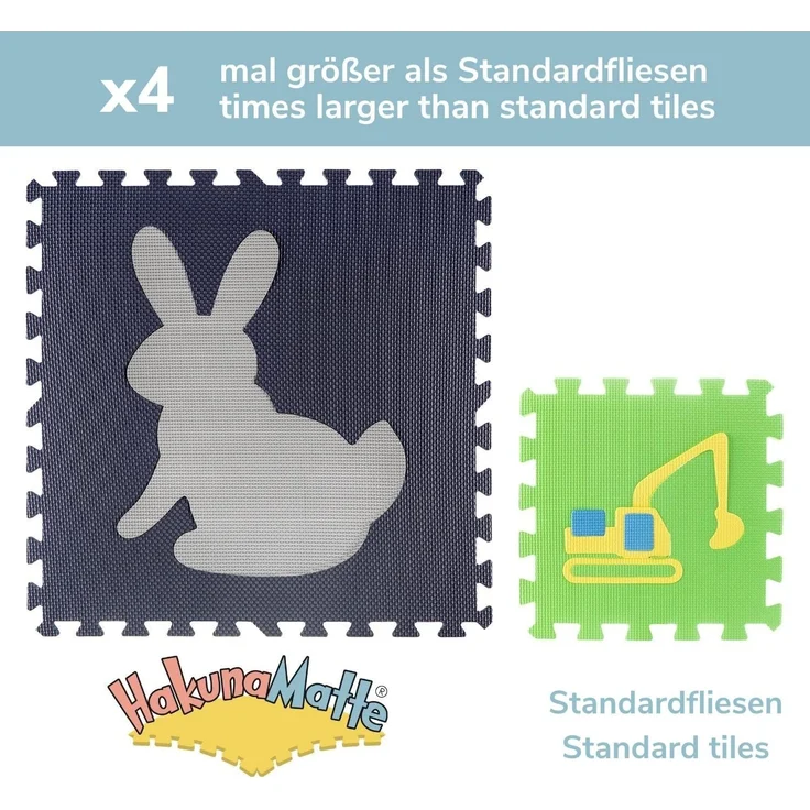Hakuna Matte XXL Puzzlematte - Wald 185 x 185 cm – Bild 4