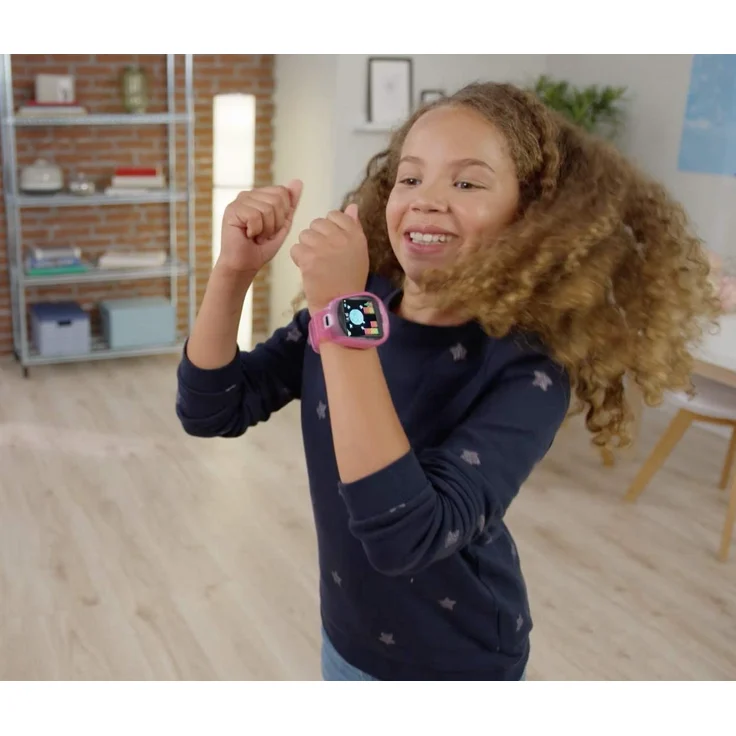 Little Tikes 'Tobi Robot Smartwatch' Kinder-Smartwatch, ab 4 Jahren, 1,54 Zoll, Inkl. Uhr, Stoppuhr, Timer, Alarm, Fitnessfunktionen und AR-Spiele, pink – Bild 10