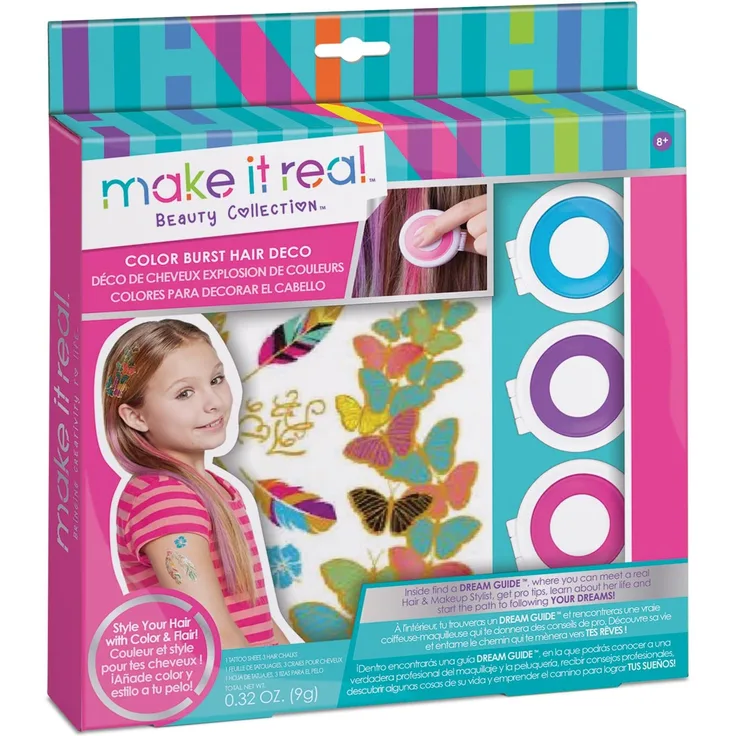 Make It Real 02302 - Color Burst Hair Deco, Beauty Collection