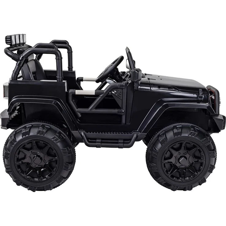 Kinder Elektro Auto Jeep Kinderauto Elektrofahrzeug Kinderfahrzeug Spielzeug (Schwarz) – Bild 6