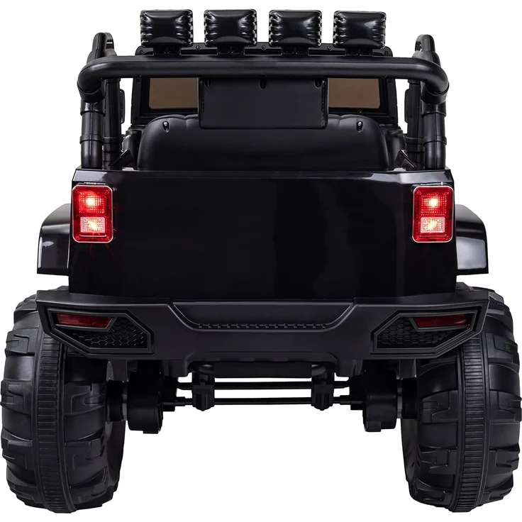 Kinder Elektro Auto Jeep Kinderauto Elektrofahrzeug Kinderfahrzeug Spielzeug (Schwarz) – Bild 4