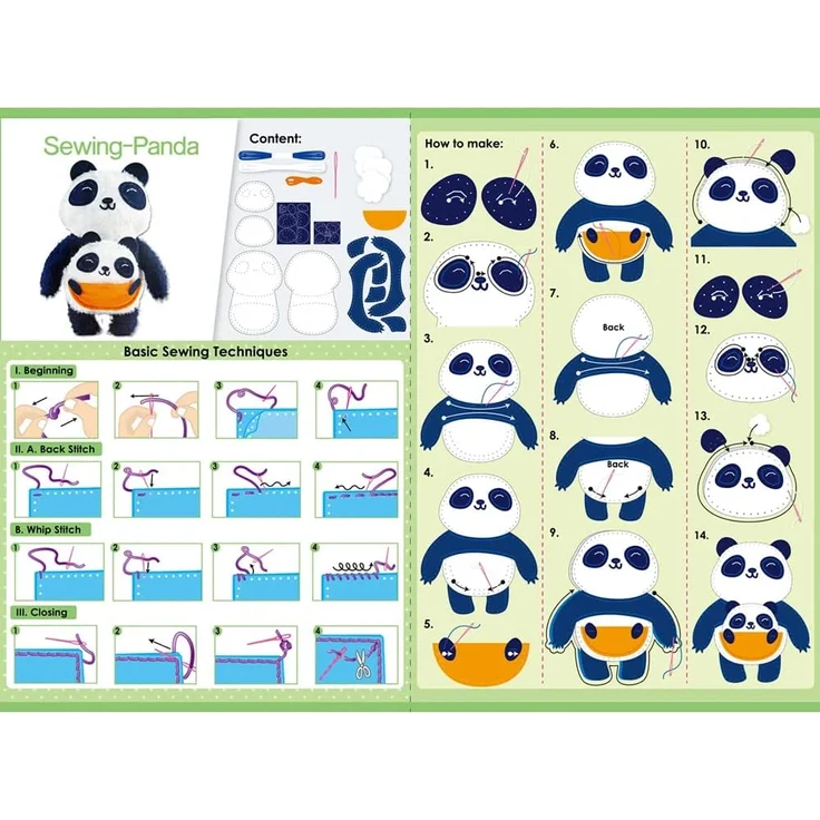 Avenir Nähset Sewing Panda – Bild 7
