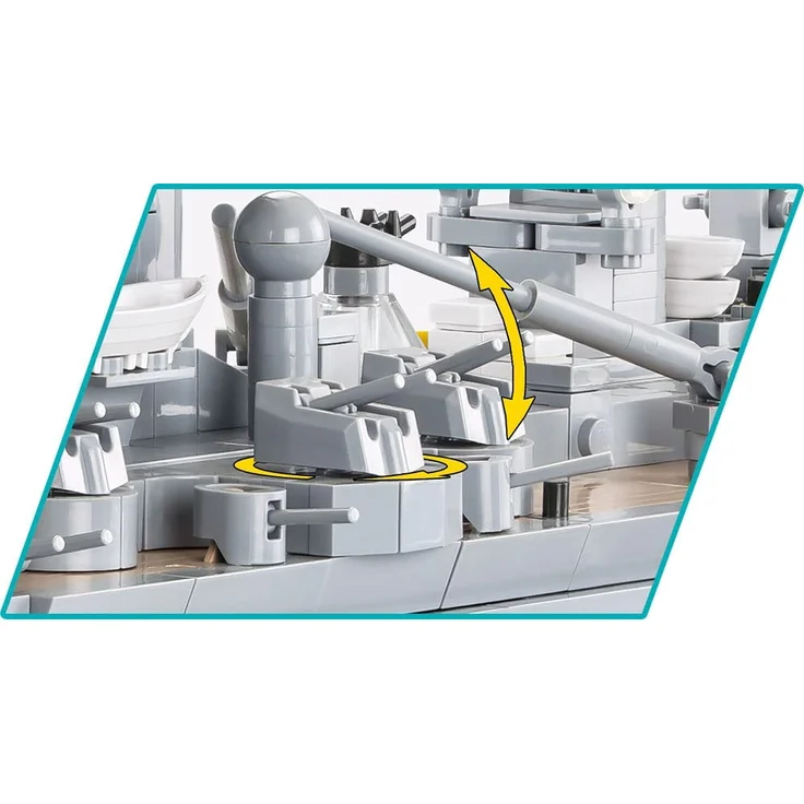 COBI - Schlachtschiff Gneisenau (4835) – Bild 4