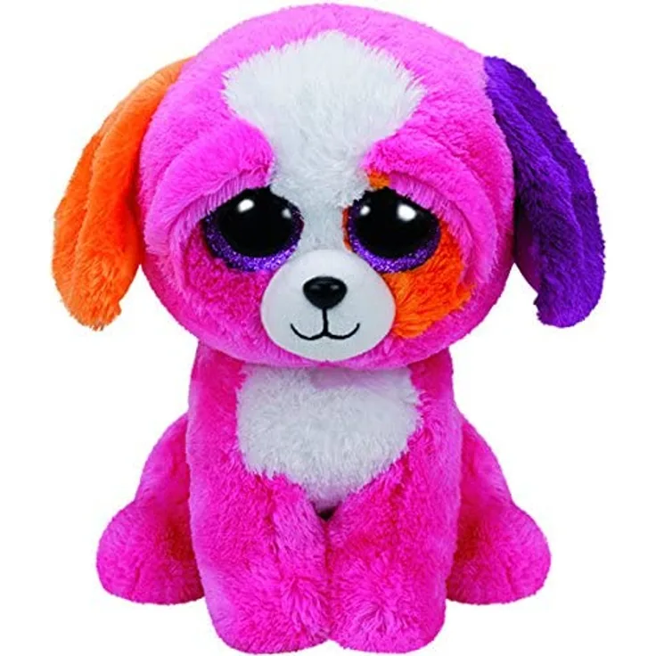 Carletto Ty 37188 Ty 37188-Precious, Chihuahua mit Glitzeraugen, Beanie Boos, 15cm, 15 cm