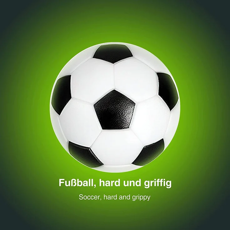 GOODS+GADGETS 6X Stück Speedball Profi Kickerbälle für Tischfussball Tischkicker Kicker-Ball Set Auswahl Verschiedene Sorten (Kork, PE, PU, ABS) 35mm (6er Set) – Bild 4