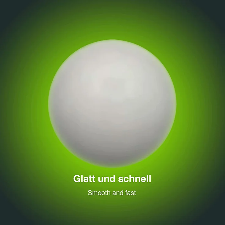 GOODS+GADGETS 6X Stück Speedball Profi Kickerbälle für Tischfussball Tischkicker Kicker-Ball Set Auswahl Verschiedene Sorten (Kork, PE, PU, ABS) 35mm (6er Set) – Bild 6