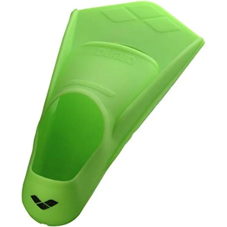 arena Unisex Wettkampf Trainingsflossen Kurzflossen Powerfin zur Verbesserung der Beintechnik, Acid Lime-Black (65), 33-34 – Bild 2