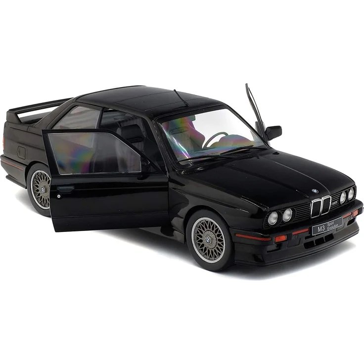 Solido S1801501 1:18 BMW M3 Sport Evo, Schwarz, 1990, Maßstabmaßstab 1:18 – Bild 8