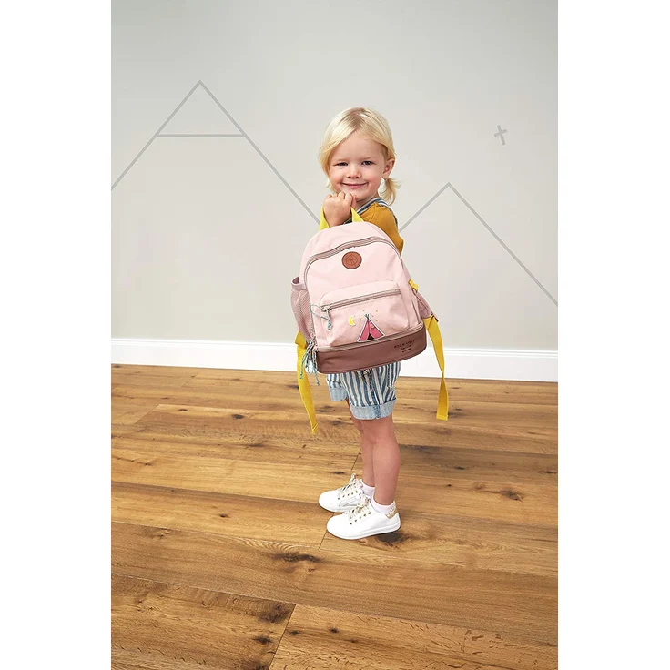 Lässig Kindergartenrucksack Mini Backpack, Adventure Tipi rosa – Bild 16