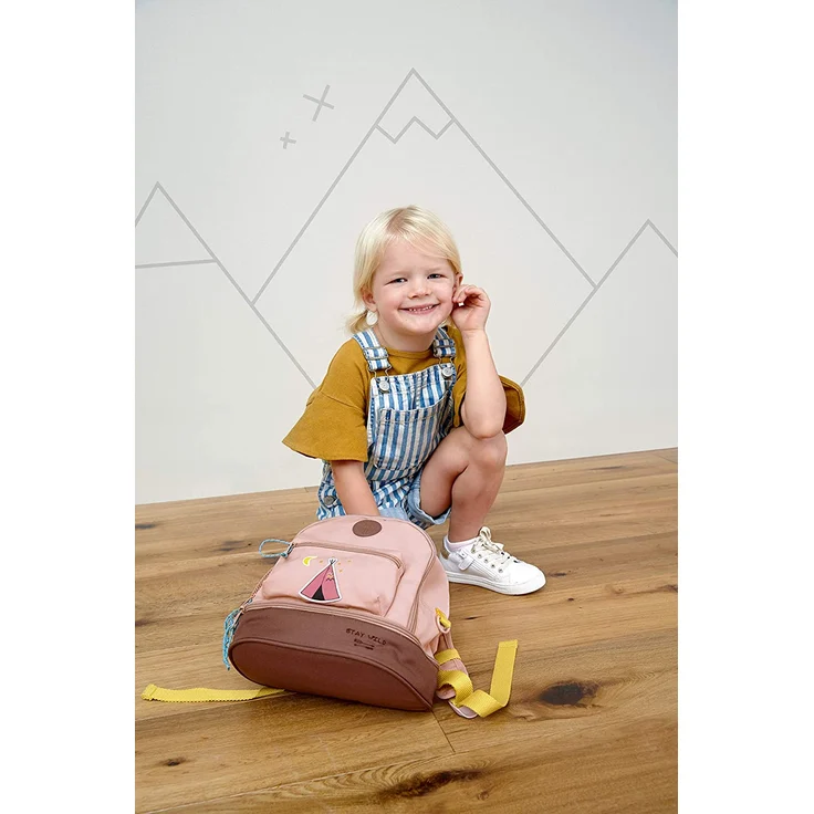 Lässig Kindergartenrucksack Mini Backpack, Adventure Tipi rosa – Bild 11