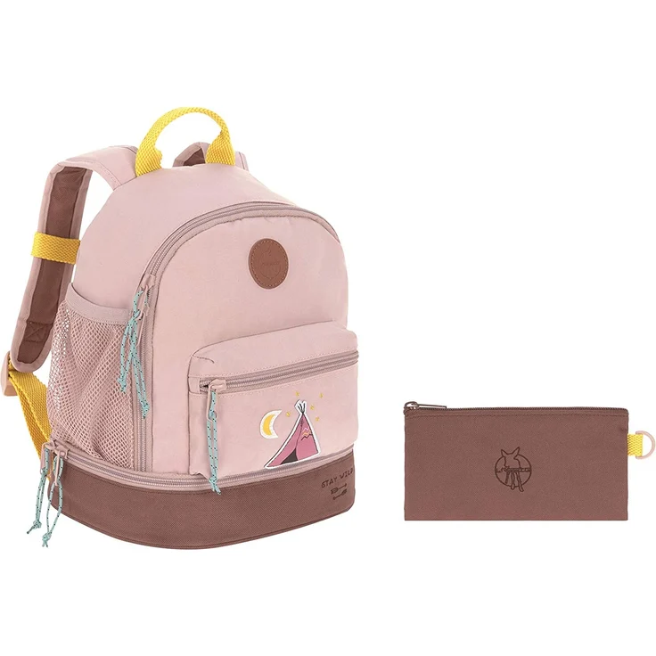Lässig Kindergartenrucksack Mini Backpack, Adventure Tipi rosa – Bild 2