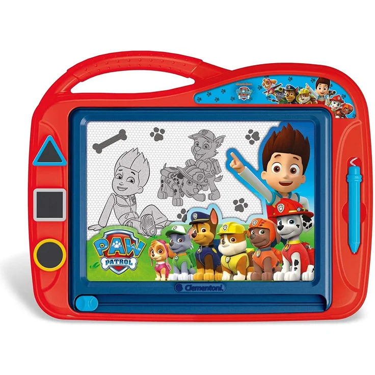 Clementoni 15112 Zaubertafel Paw Patrol, magnetische Maltafel zum Zeichnen und Malen, lösch- & wiederverwendbar, mit 3 Schablonen, Kreativspielzeug für Kinder ab 4 Jahren – Bild 2