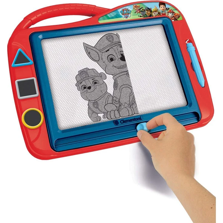 Clementoni 15112 Zaubertafel Paw Patrol, magnetische Maltafel zum Zeichnen und Malen, lösch- & wiederverwendbar, mit 3 Schablonen, Kreativspielzeug für Kinder ab 4 Jahren – Bild 4