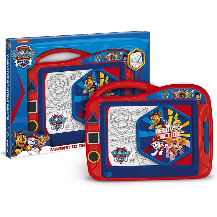 Clementoni 15112 Zaubertafel Paw Patrol, magnetische Maltafel zum Zeichnen und Malen, lösch- & wiederverwendbar, mit 3 Schablonen, Kreativspielzeug für Kinder ab 4 Jahren – Bild 8