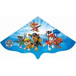 Paul Günther 1219 - Kinderdrachen mit Paw Patrol Motiv, Einleinerdrachen aus robuster PE-Folie für Kinder ab 4 Jahre mit Wickelgriff und Schnur, ca. 115 x 63 cm groß