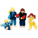 Biegepuppen junge Familie 4 Personen