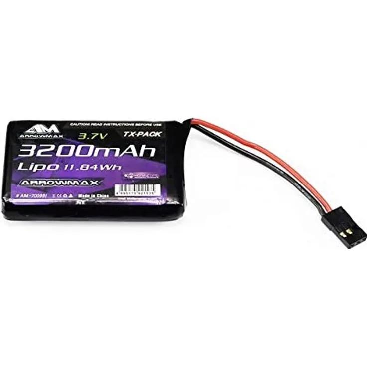 Arrowmax AM Lipo 3200mAh 3. 7V For Sanwa MT-44/MT-5 AM-700991