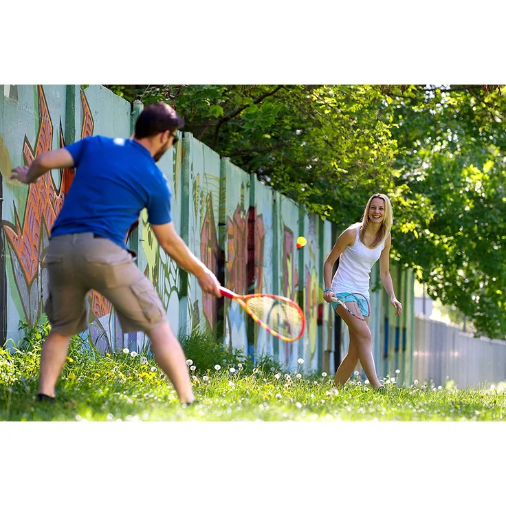Speedminton® S900 Set – Original Speed Badminton/Crossminton Profi Set mit Carbon Schlägern inkl. 5 Speeder®, Spielfeld, Tasche – Bild 8