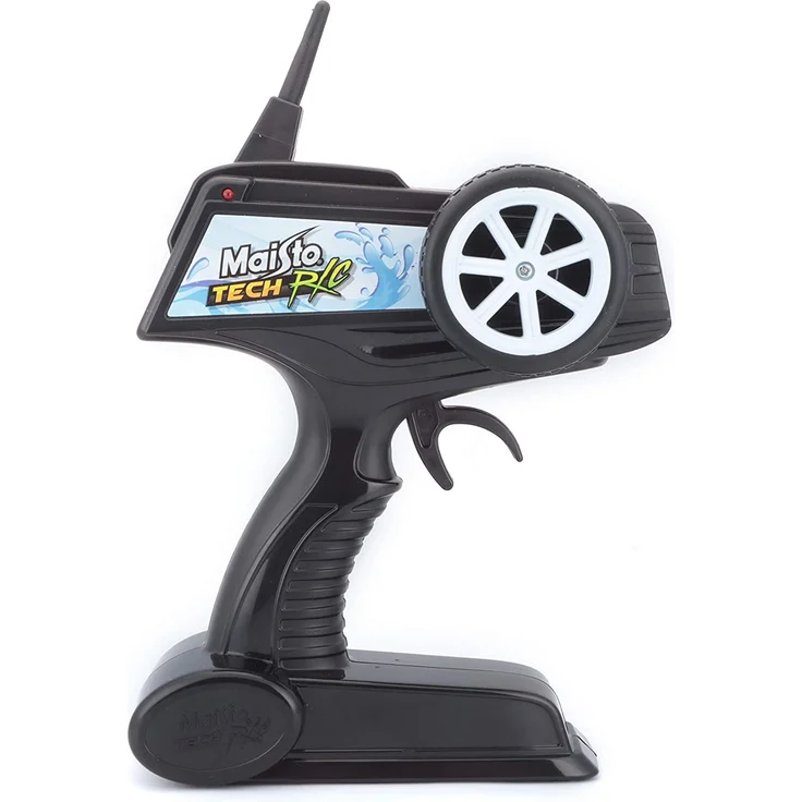 Maisto Tech R/C Polizeiboot: Ferngesteuertes Spielzeugboot im Polizei-Look, 35 Meter Reichweite, Akku mit USB-Ladefunktion, 34 cm, schwarz (582196) – Bild 5