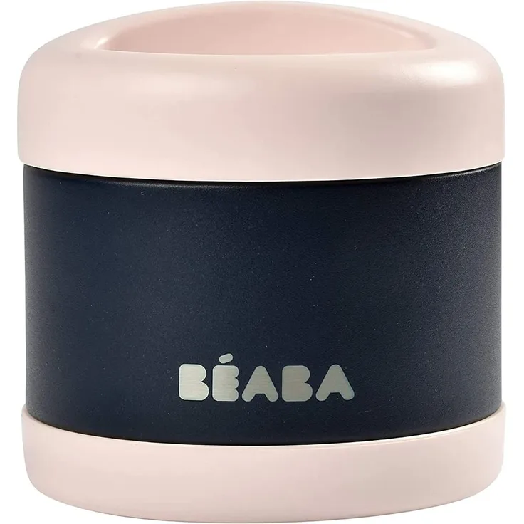 BEABA THERMO FOOD CONTAINER 500 ML NIGHT Blue/LIGHT Pink
