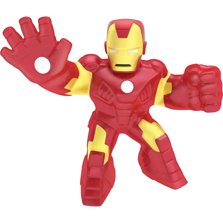 Heroes of Goo Jit Zu, super stretchy Action-Figur mit einzigartigen Füllungen, lizenzierte Marvel-Edition: Iron Man - Preisvergleich