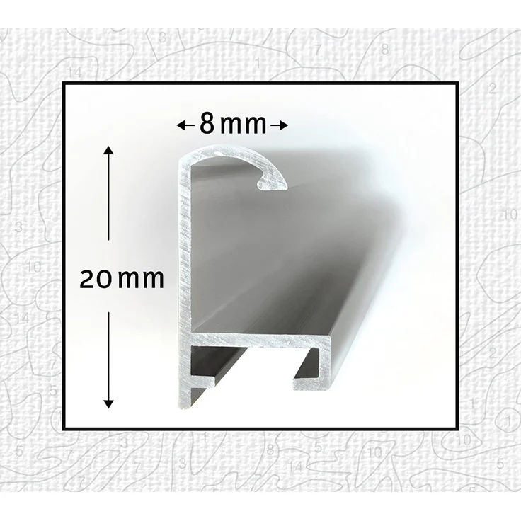 Schipper 605270766 Malen nach Zahlen, Alurahmen Triptychon, 120 x 40 cm, silber matt ohne Glas für Ihr Kunstwerk, einfache Selbstmontage – Bild 5