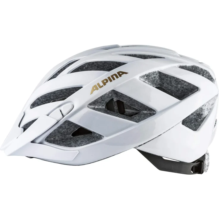 Alpina Panoma Classic White - Prosecco, Größe 56 - 59 cm - Fahrradhelm, Farbe Weiß – Bild 3
