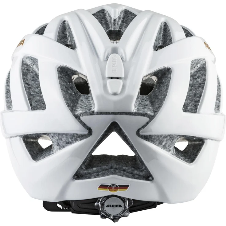 Alpina Panoma Classic White - Prosecco, Größe 56 - 59 cm - Fahrradhelm, Farbe Weiß – Bild 4