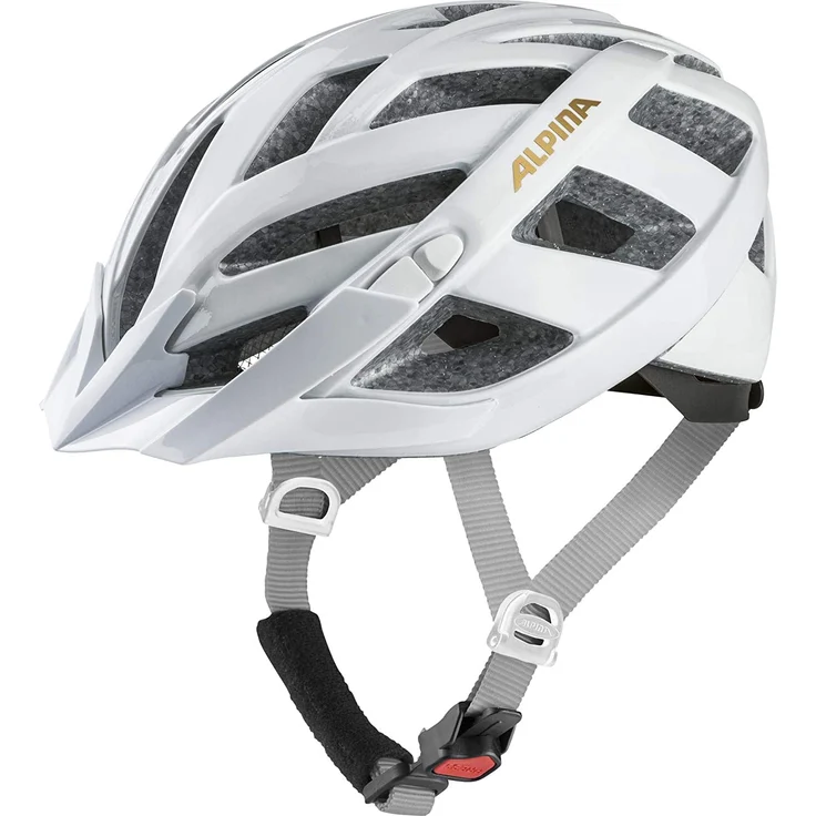 Alpina Panoma Classic White - Prosecco, Größe 56 - 59 cm - Fahrradhelm, Farbe Weiß – Bild 1