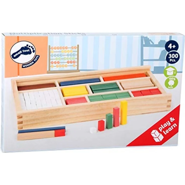 Legler 'Small Foot Company' Rechenstäbchen, das Kleine 1x1 – Bild 4