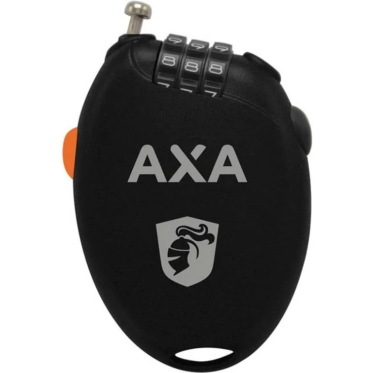 Axa Kabelschloss AXA Roll Länge 75 cm D 1,6 mm schwarz – Bild 2