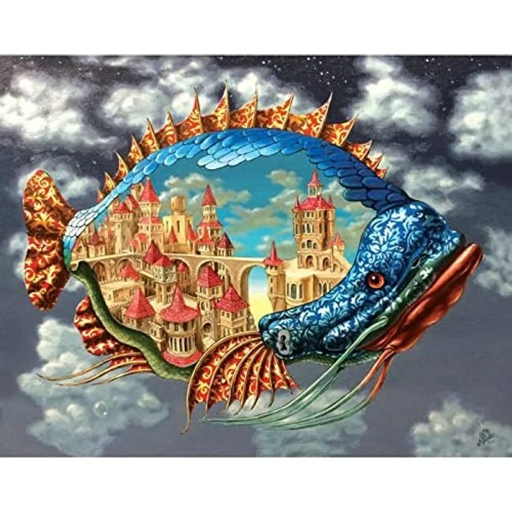 DaVici Puzzle - Der Stadtfisch