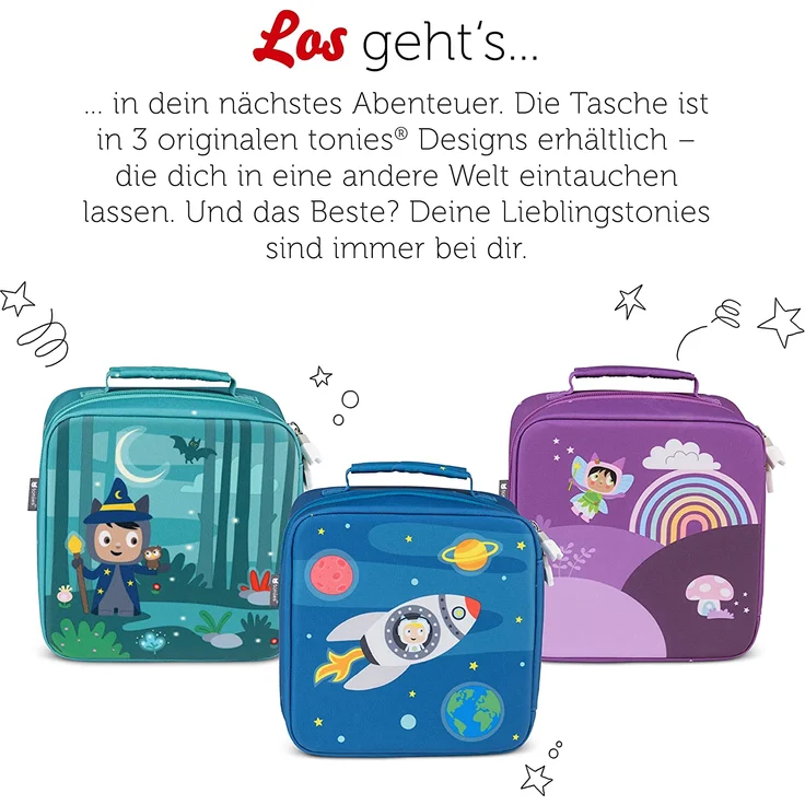 Tonies 'Bühnen-Transporter Durch die Galaxie', zum Transport der Toniebox und der Toniefiguren – Bild 7